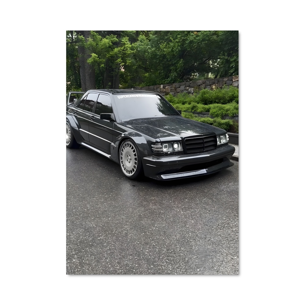 Poster raffiné e - evo ii – affiche Mercedes